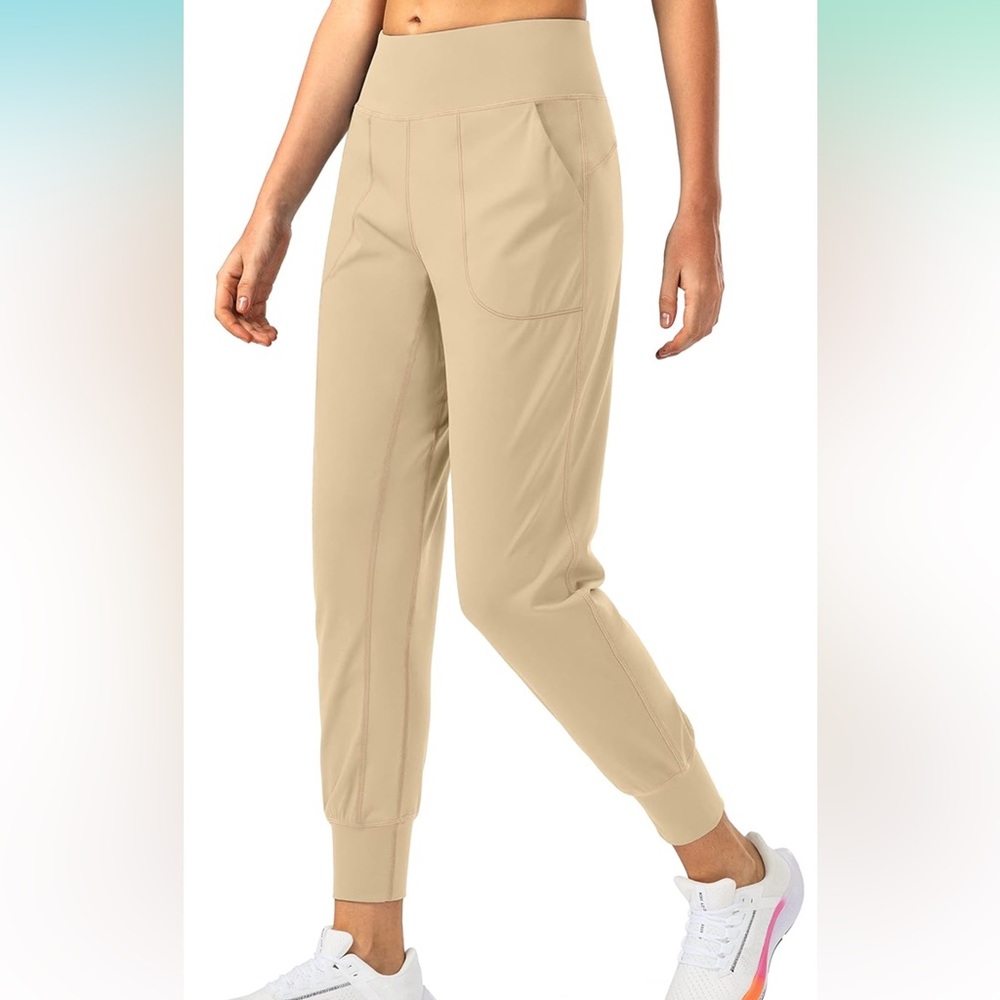 Tall athletic Beige Joggers for Women